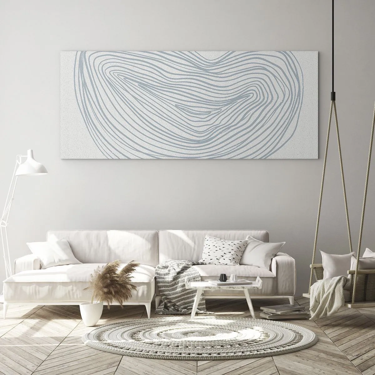 Glastavla - Bild på glas - Droppens leende - 100x40 cm