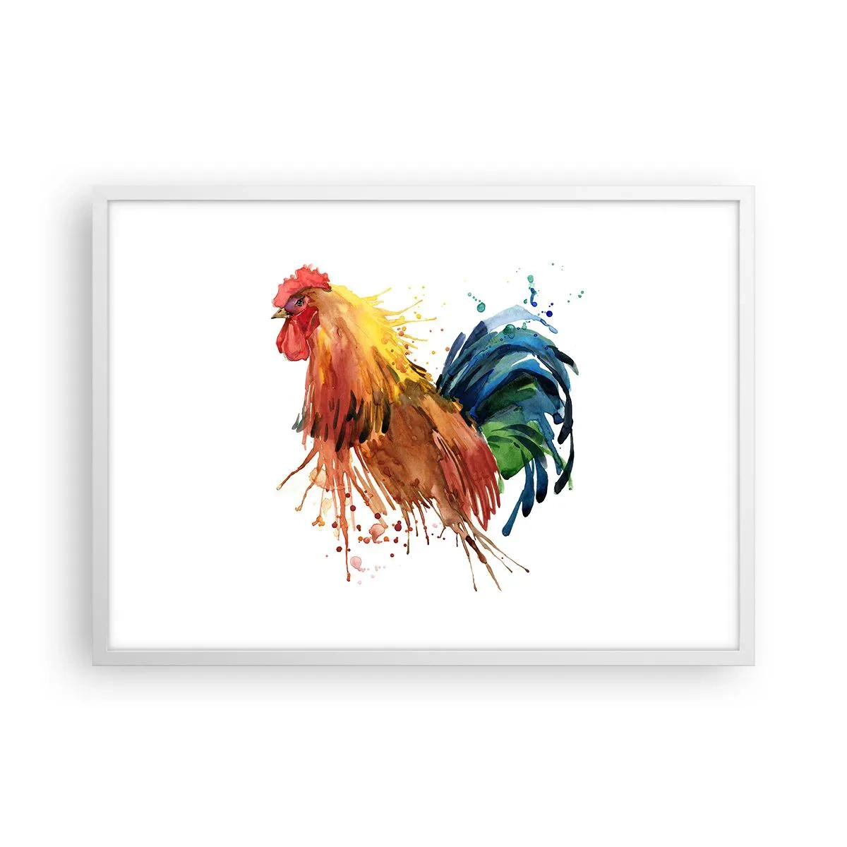 Affisch i vit ram - Kungliga kläder, kunglig stolthet - 70x50 cm