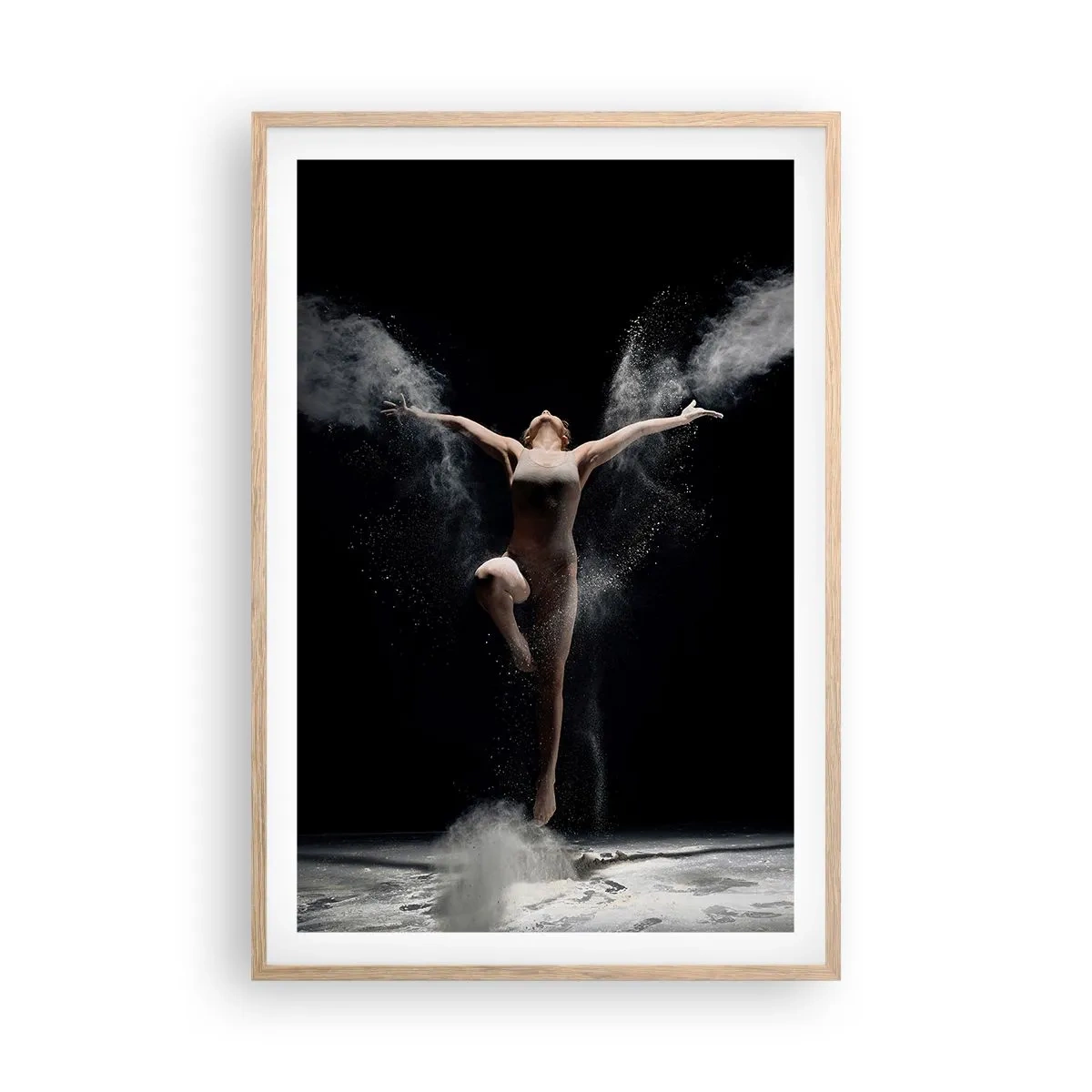 Affisch i ram av ljusek - Alverna finns - 61x91 cm