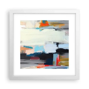 Affisch i vit ram - Finns det någon metod? - 30x30 cm