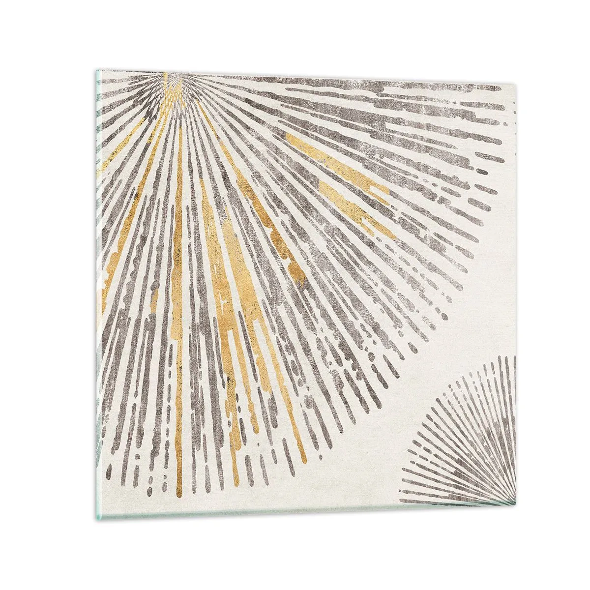 Glastavla - Bild på glas - Radiens skönhet - 30x30 cm