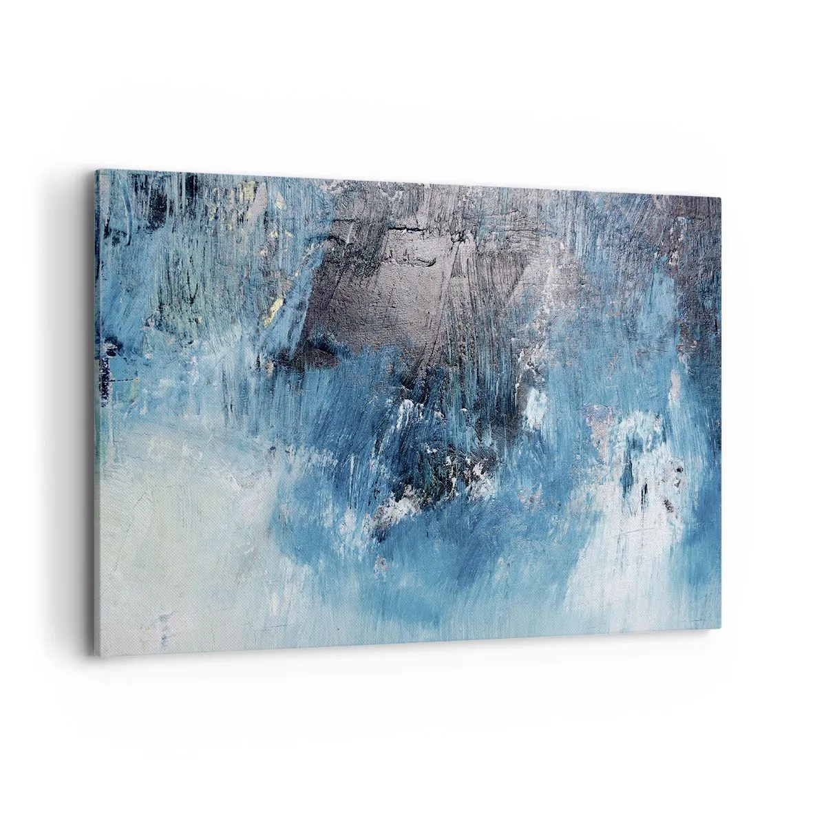 Canvastavla - Bild på duk - Blå rapsodi - 100x70 cm