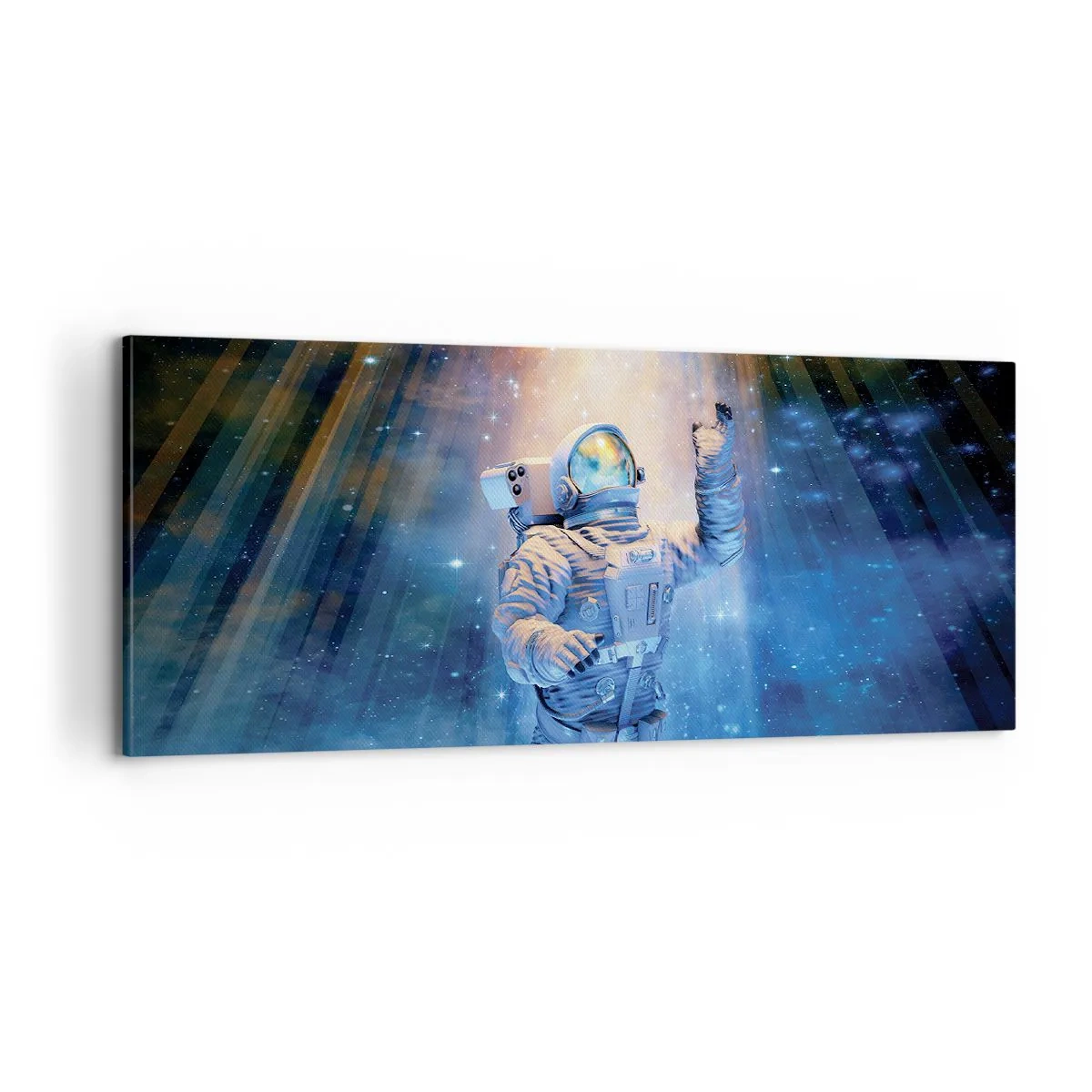 Canvastavla - Bild på duk - Äntligen i målet - 100x40 cm
