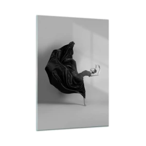 Glastavla - Bild på glas - Bevingad av musiken - 50x70 cm
