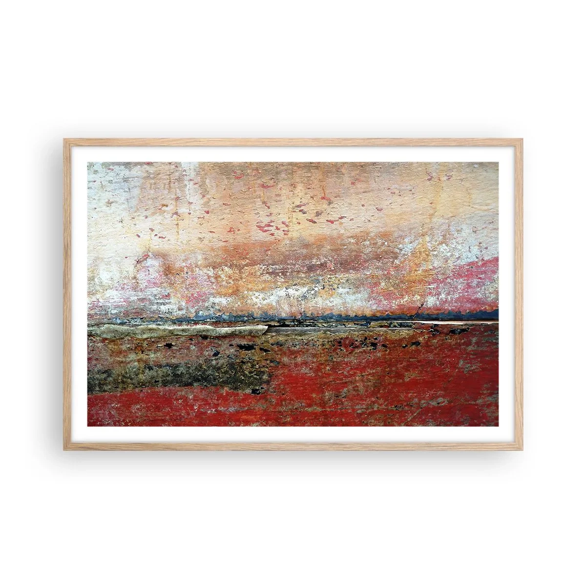 Affisch i ram av ljusek - Kanske är det havet - 91x61 cm
