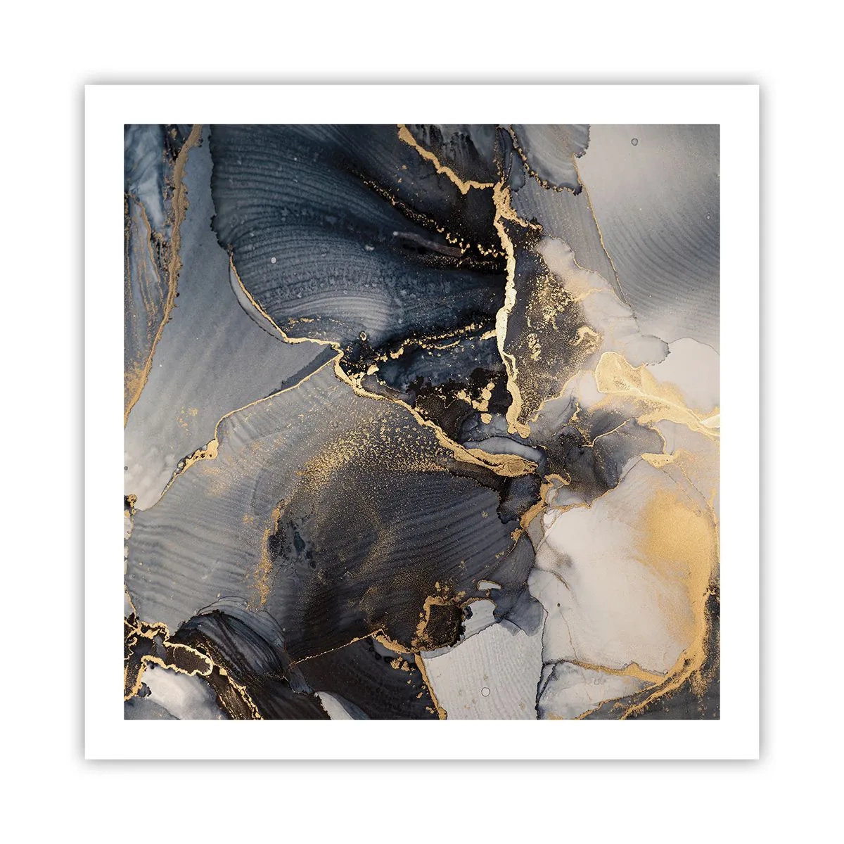 Affisch - En stens liv - 60x60 cm