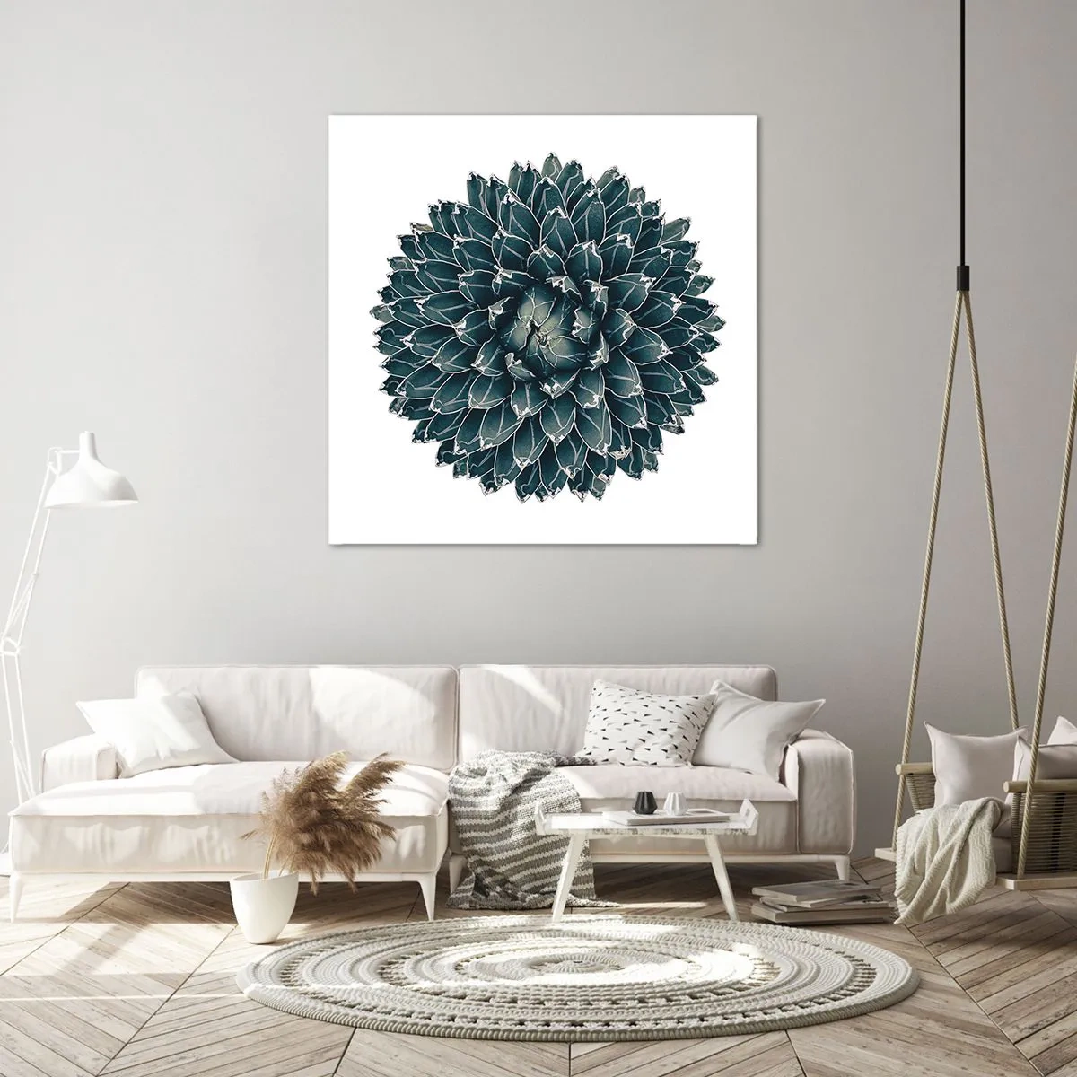 Canvastavla - Bild på duk - Öknens stjärna - 30x30 cm