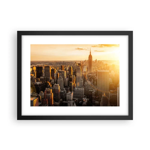 Affisch i svart ram - Växa i solskenet - 40x30 cm