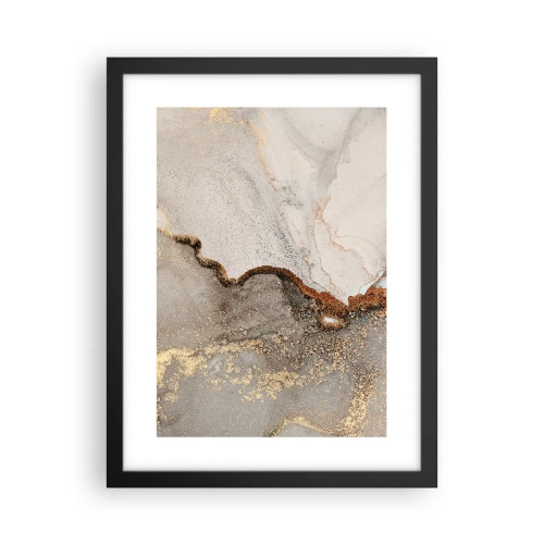 Affisch i svart ram - På färgernas gräns - 30x40 cm