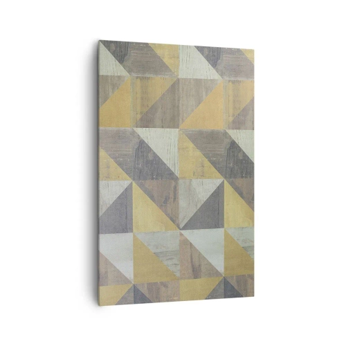 Canvastavla - Bild på duk - Under triangelns vinkel - 80x120 cm