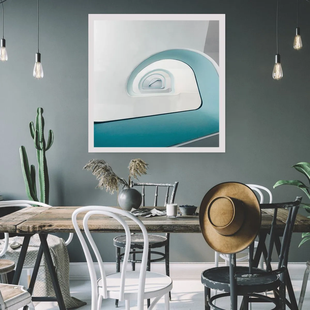 Affisch - Till det blåas botten - 30x30 cm