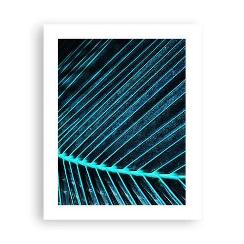 Affisch - Grön textur - 40x50 cm
