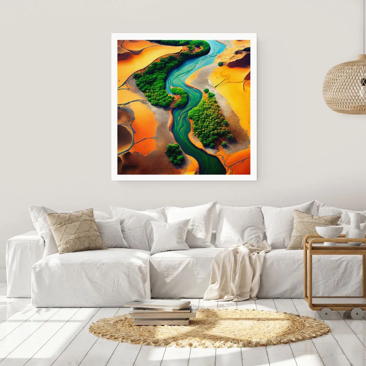 Affisch - Livgivande flod - 60x60 cm