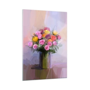Glastavla - Bild på glas - Stoppad skönhet - 50x70 cm
