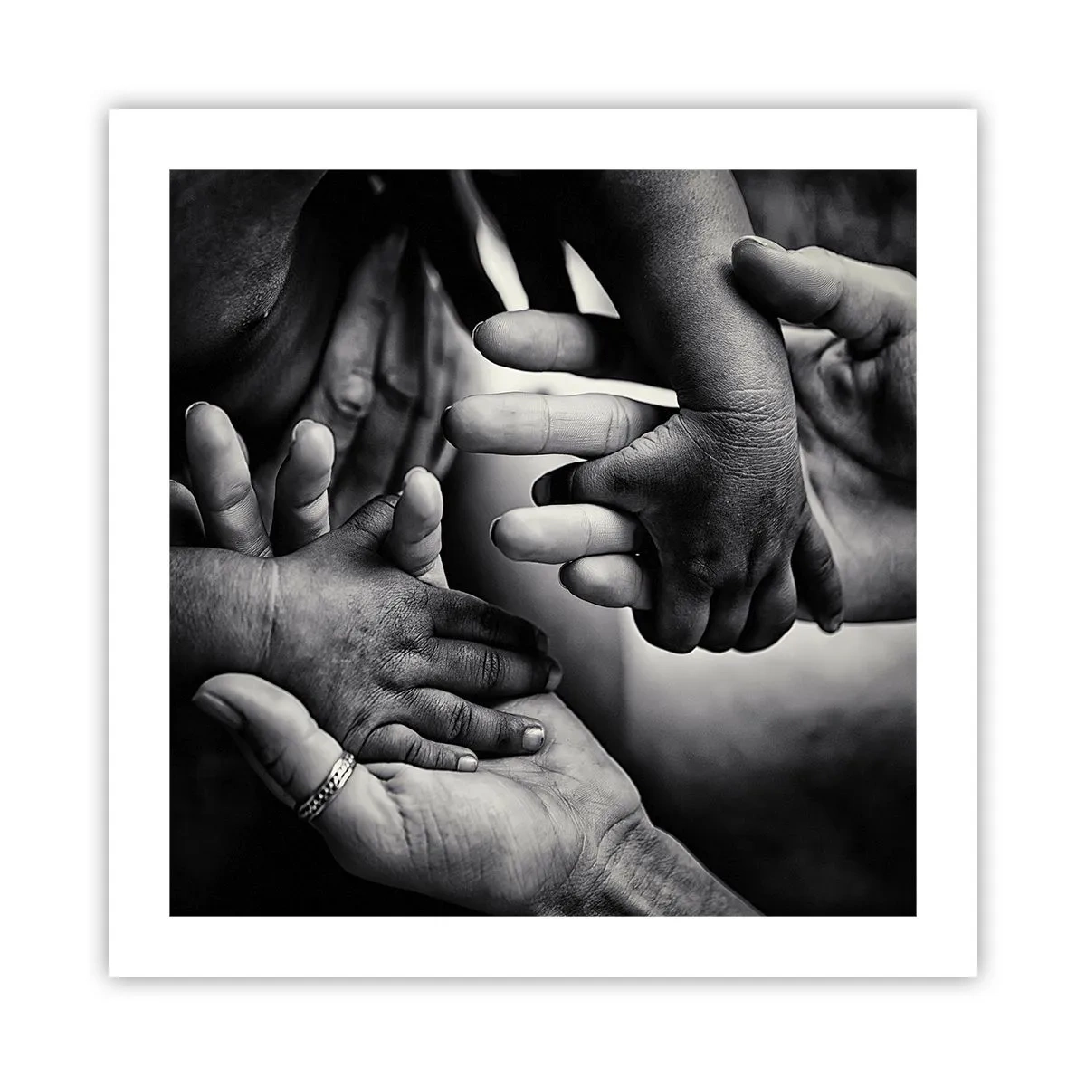 Affisch - Att vara människa - 50x50 cm