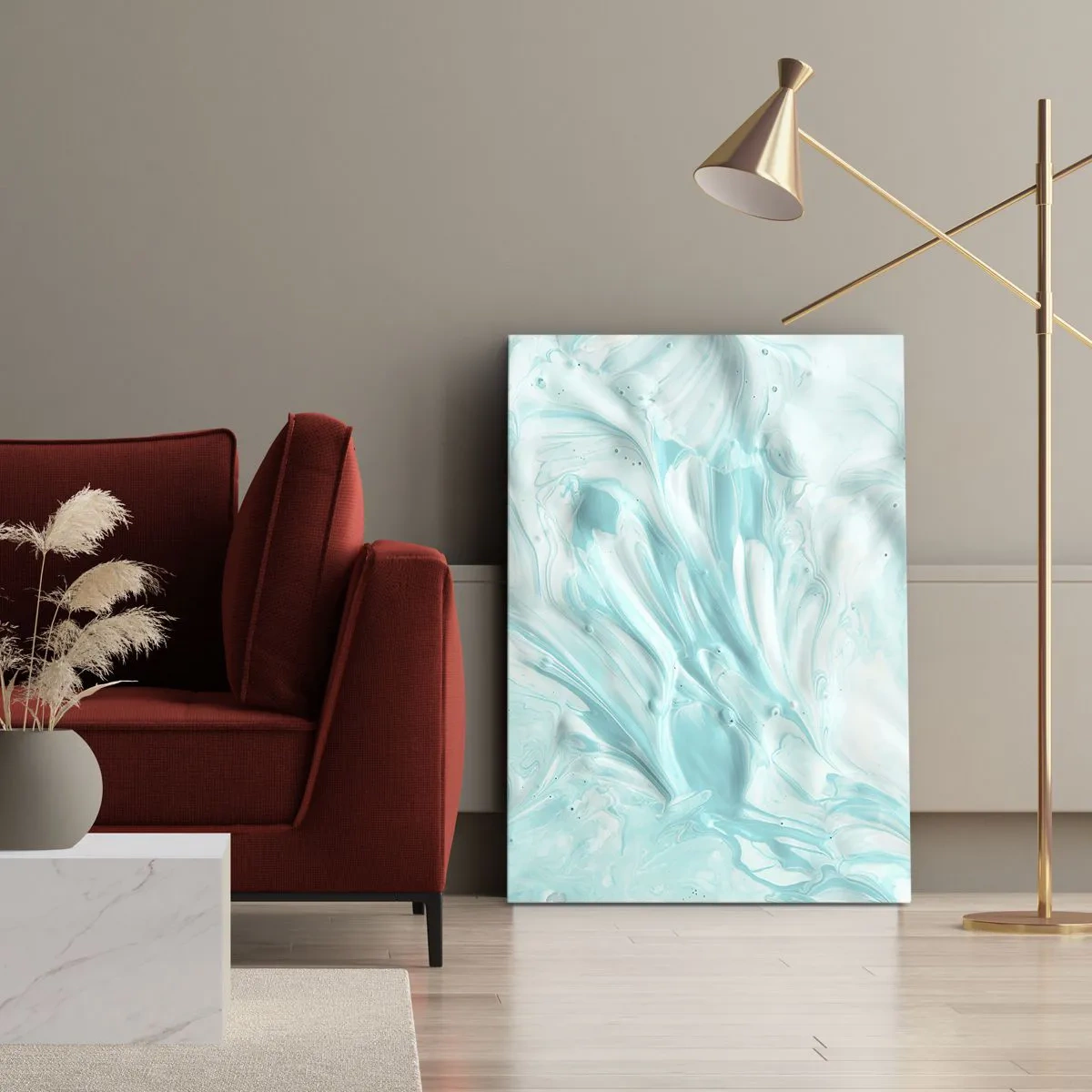 Canvastavla - Bild på duk - Alltid tillsammans - 55x100 cm