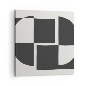 Canvastavla - Bild på duk - Antites – syntes - 60x60 cm