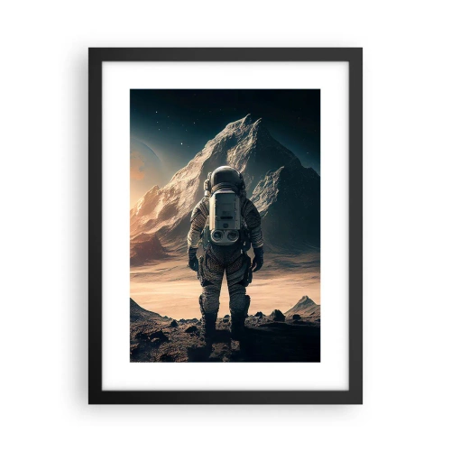 Affisch i svart ram - En ny utmaning - 30x40 cm