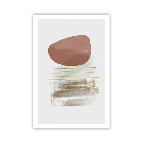Affisch - Abstrakt pelargång - 61x91 cm