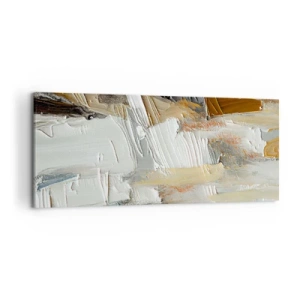 Canvastavla - Bild på duk - Färgstarka lager på lager - 120x50 cm