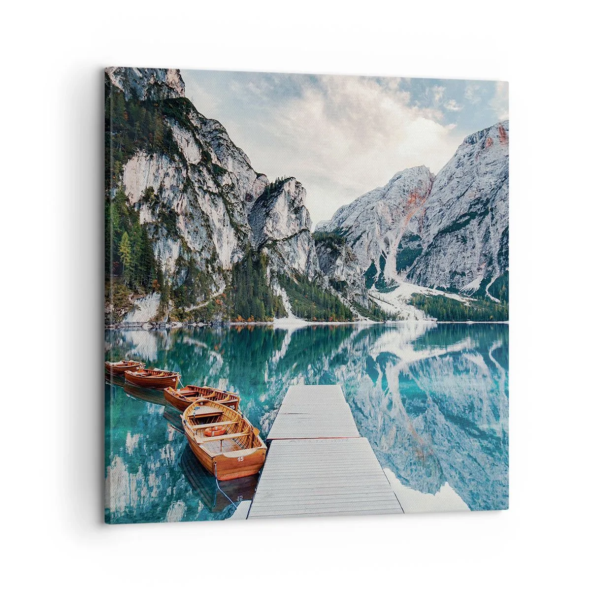 Canvastavla - Bild på duk - Vi visar dig skönhet - 60x60 cm