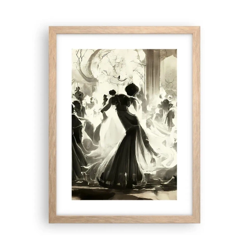 Affisch i ram av ljusek - Stor maskerad - 30x40 cm