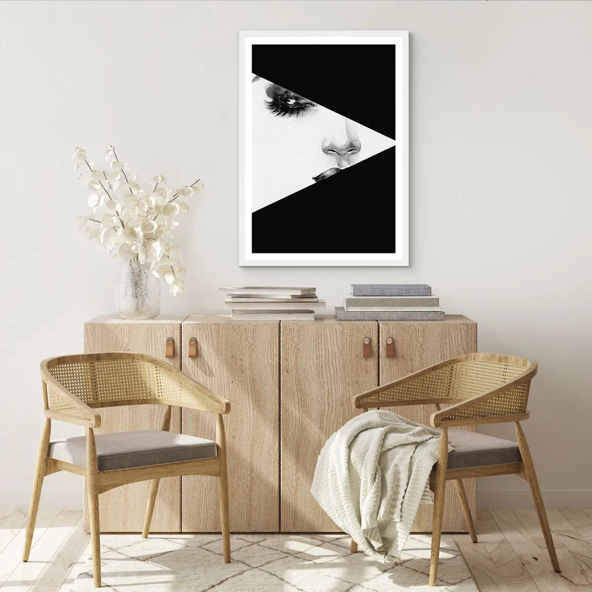 Affisch i vit ram - Alltid oupptäckt - 70x100 cm