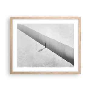 Affisch i ram av ljusek - Tydligt mål - 50x40 cm