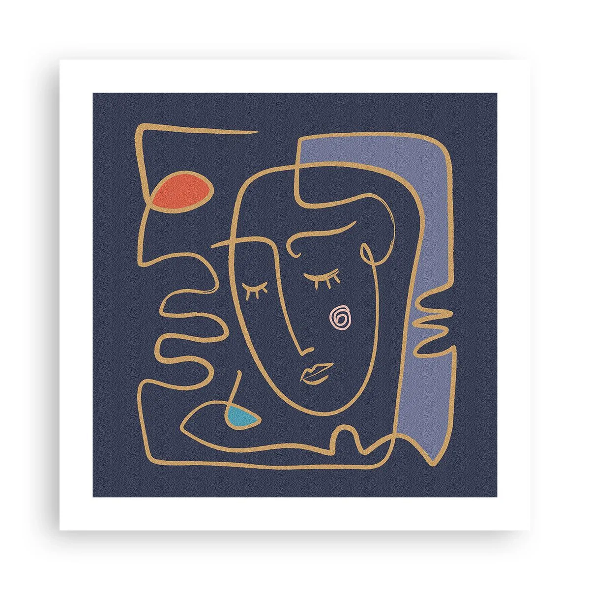 Affisch - I drömmarnas värld - 50x50 cm