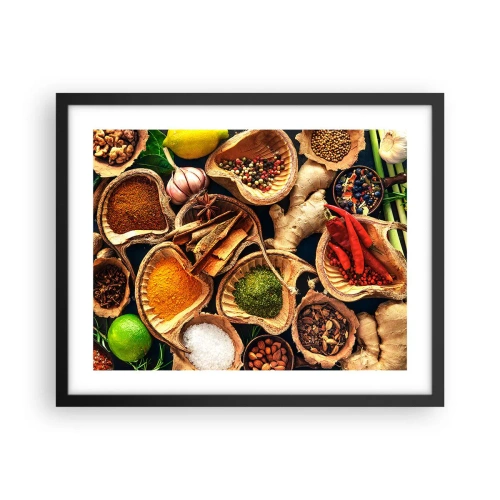 Affisch i svart ram - Ta vad du vill - 50x40 cm