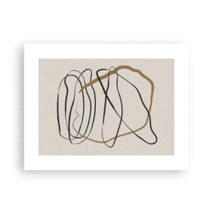 Affisch - Komposition: besittande dans - 40x30 cm