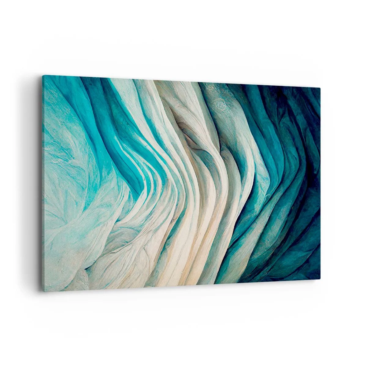 Canvastavla - Bild på duk - Blå omättlighet - 100x70 cm