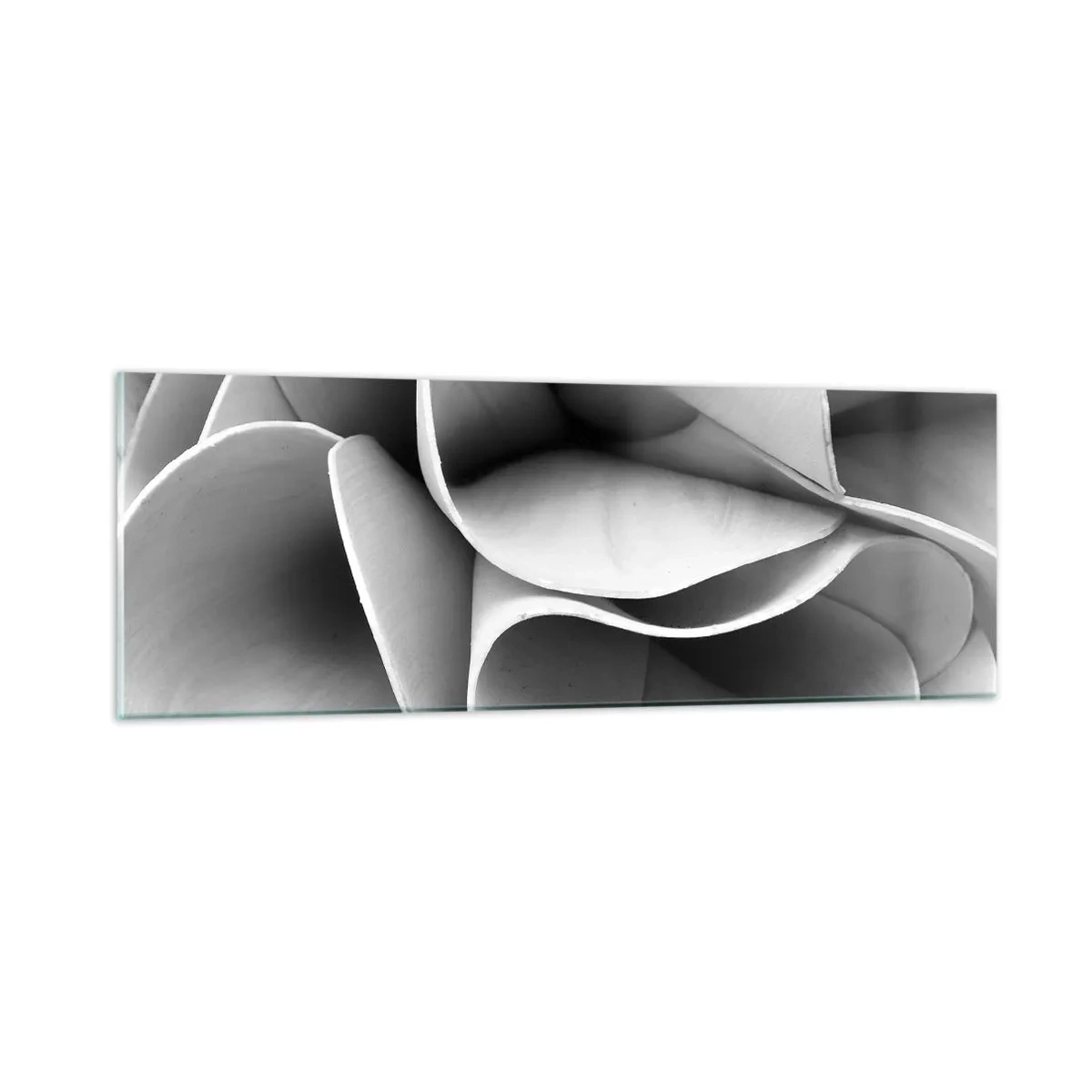 Glastavla - Bild på glas - Det händer i rummet - 90x30 cm