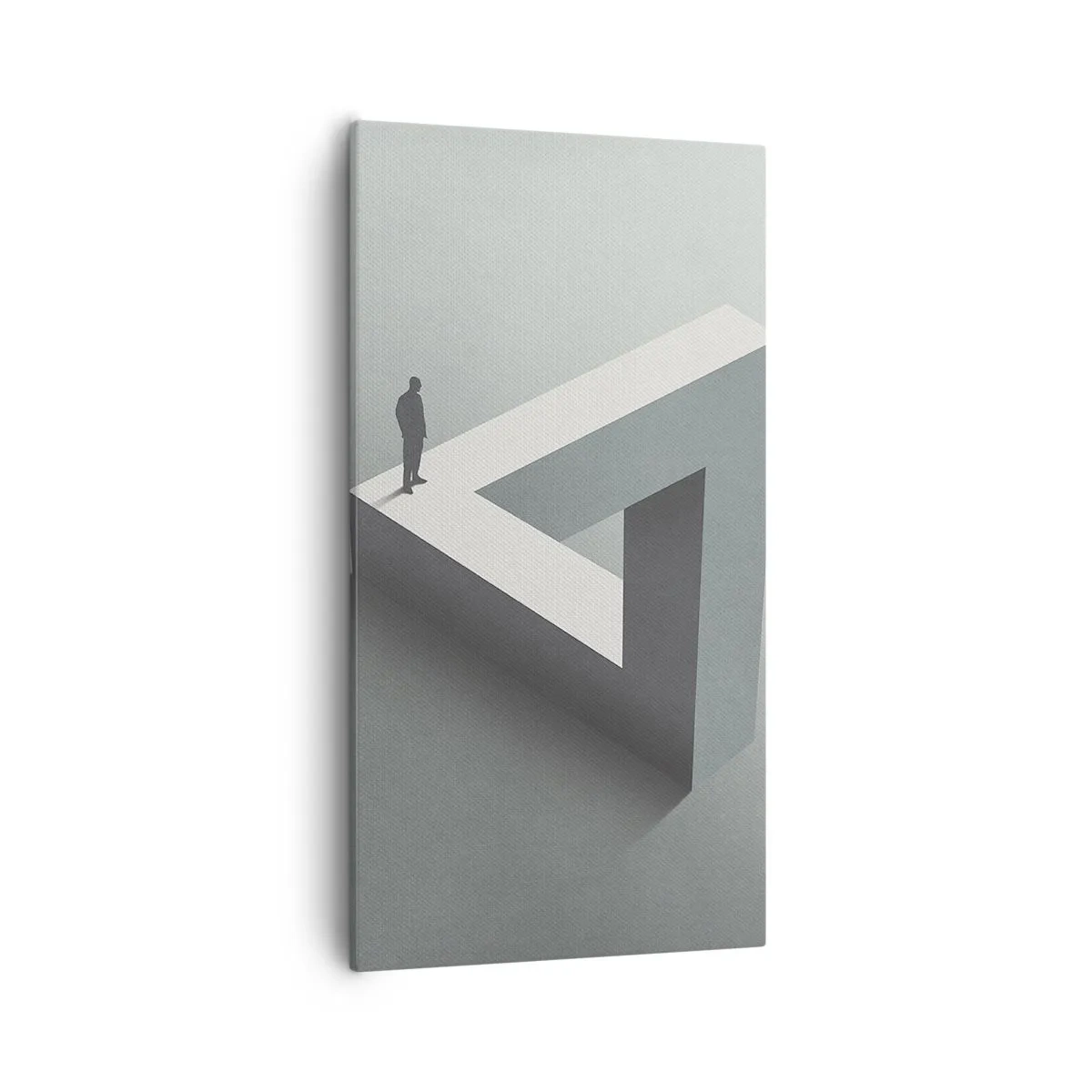 Canvastavla - Bild på duk - Och ändå möjligt - 55x100 cm