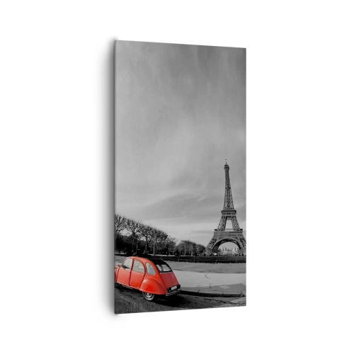 Canvastavla - Bild på duk - Mera parisianskt än själva Paris - 65x120 cm