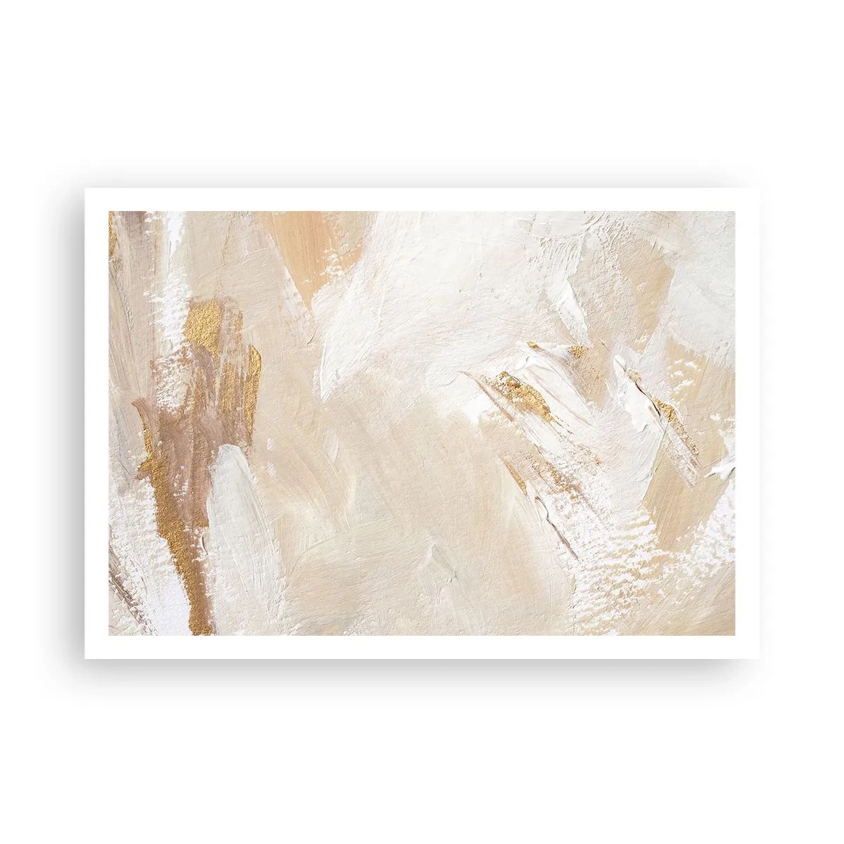 Affisch - Pastellfärgad komposition - 100x70 cm