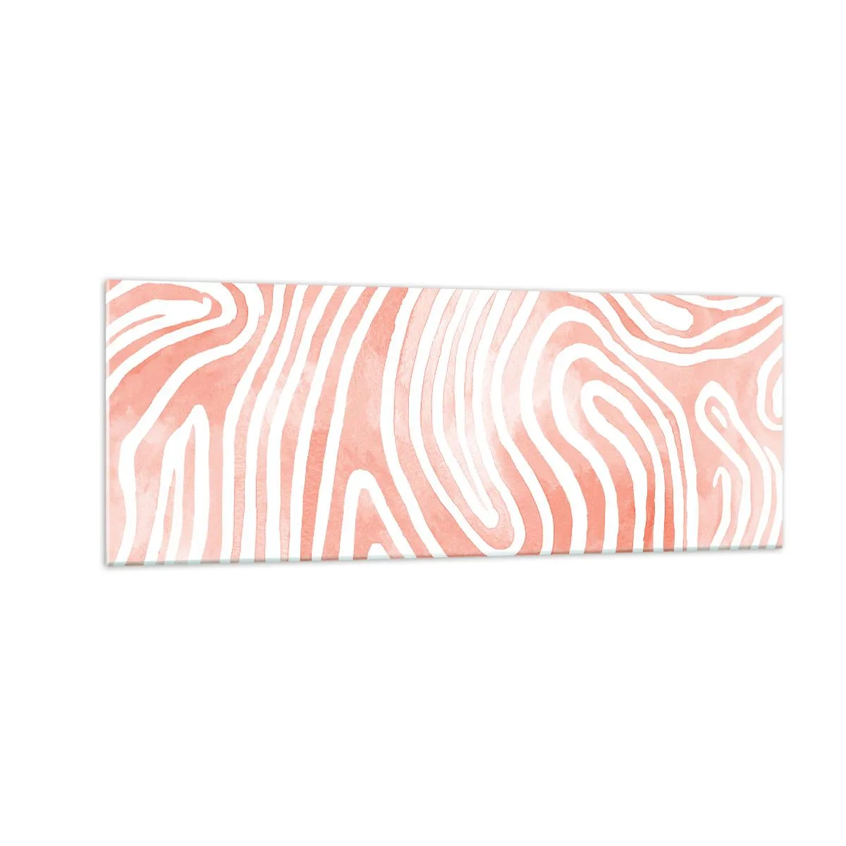 Glastavla - Bild på glas - I en labyrint av koraller - 140x50 cm