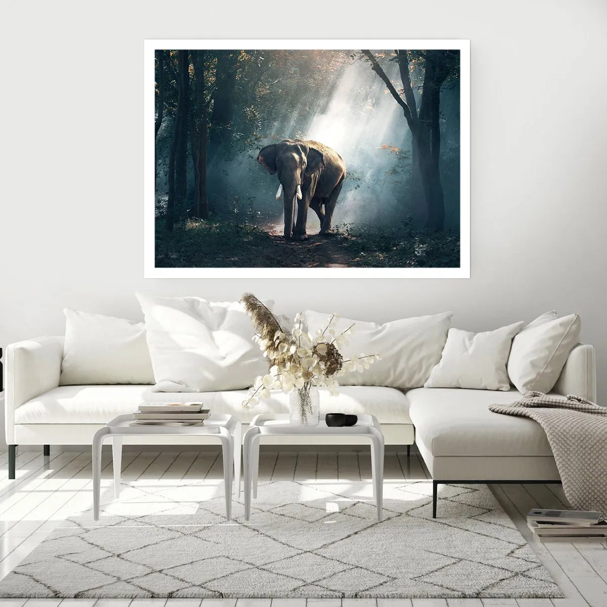 Affisch - Lugn promenad - 40x30 cm