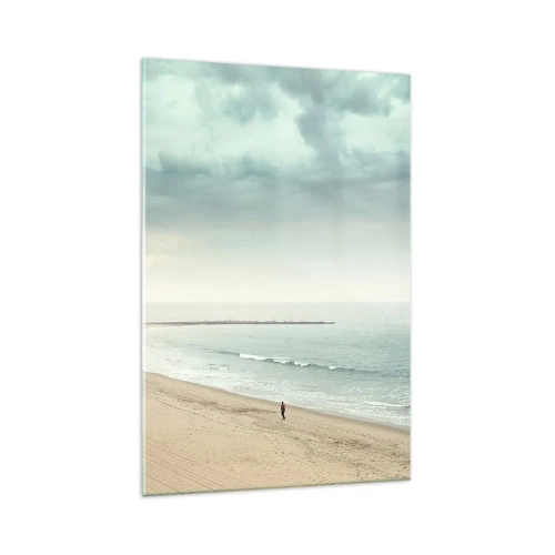 Glastavla - Bild på glas - På jakt efter frid - 70x100 cm
