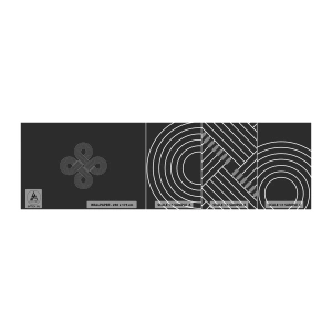 Fototapet Prov Standard Eco - I keltisk anda - Abstraktion, Bit, Minimalism - 100x30 cm