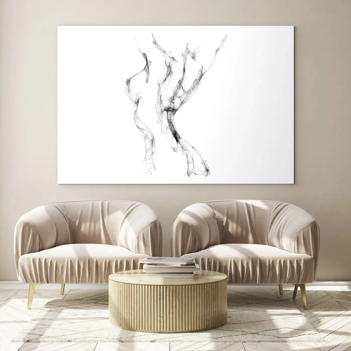 Glastavla - Bild på glas - Vacker och stark - 120x80 cm