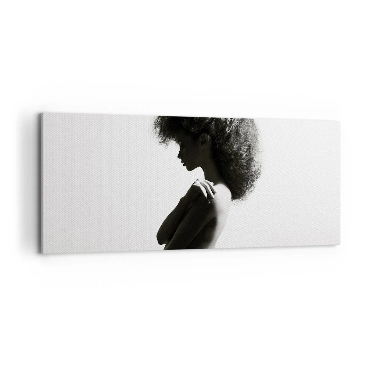 Canvastavla - Bild på duk - Som en blomma på en slank stjälk - 120x50 cm