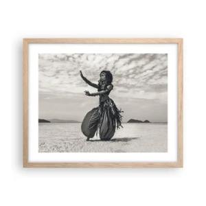 Affisch i ram av ljusek - Sydliga öars dans - 50x40 cm