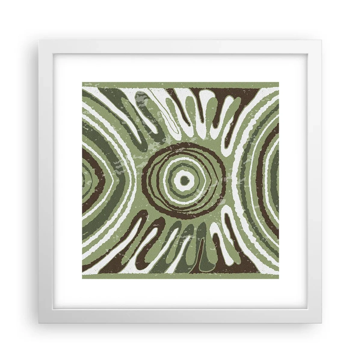 Affisch i vit ram - Explosion av känslor - 30x30 cm