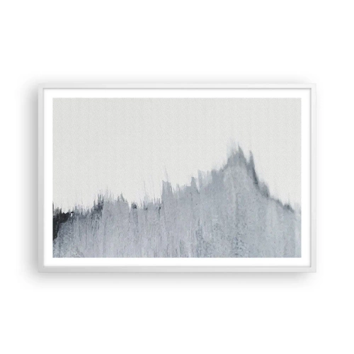 Affisch i vit ram - Mystisk skiva - 91x61 cm