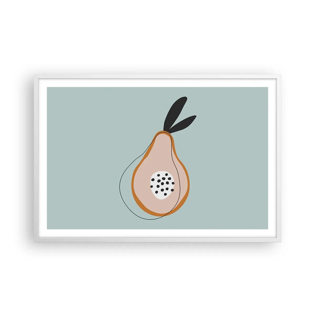 Affisch i vit ram - Att tränga in i sakens natur - 91x61 cm