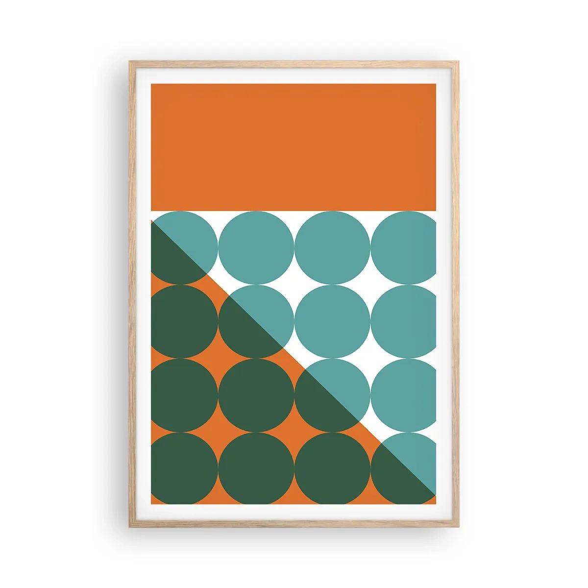 Affisch i ram av ljusek - Uppåt och på diagonalen - 70x100 cm