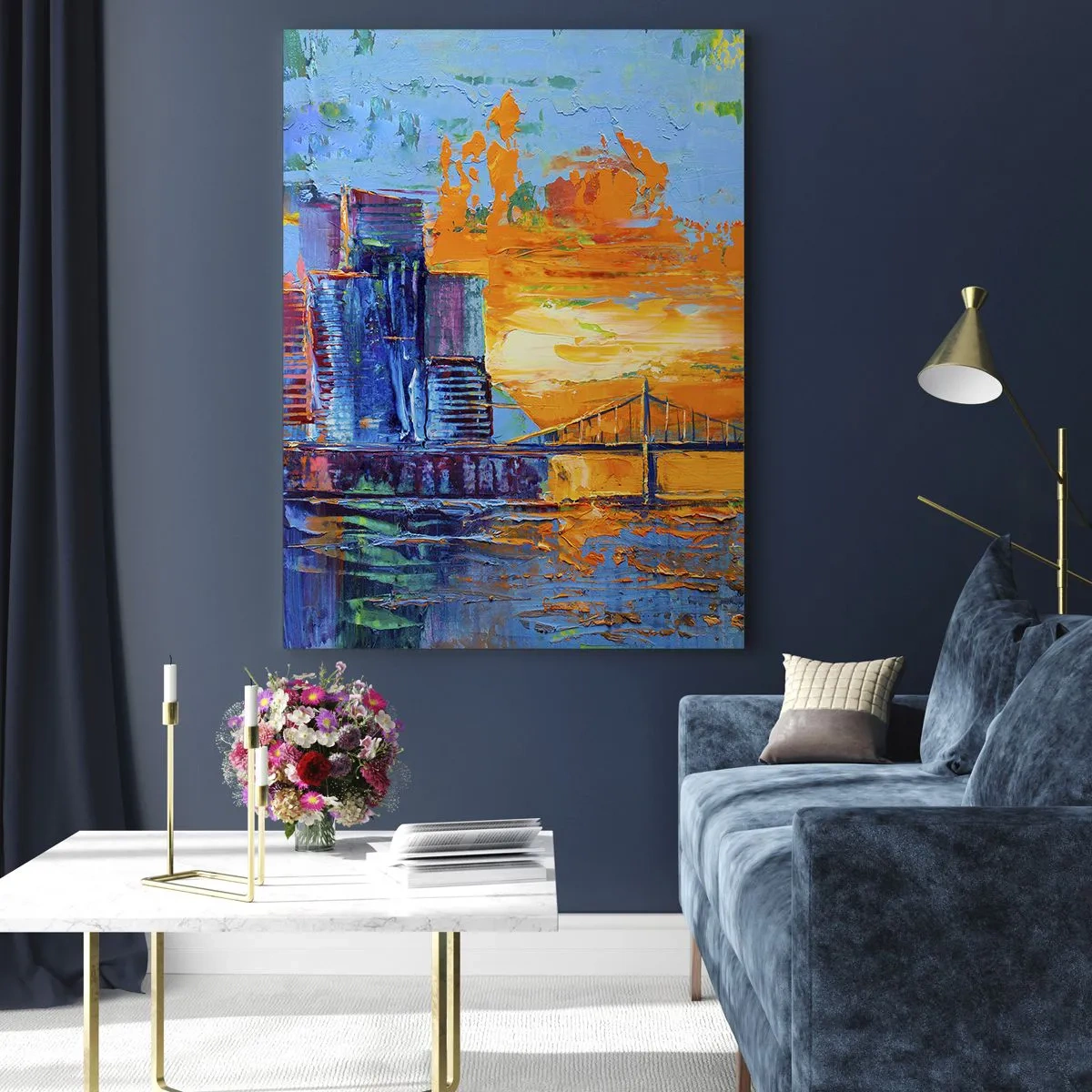 Glastavla - Bild på glas - Kultur och natur - 80x120 cm