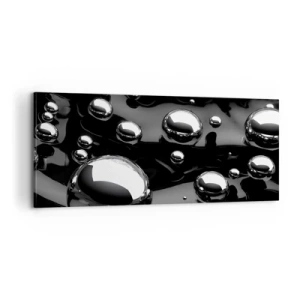 Canvastavla - Bild på duk - Ur svarta massan - 100x40 cm