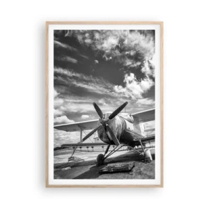 Affisch i ram av ljusek - Jag kan inte vänta! - 70x100 cm